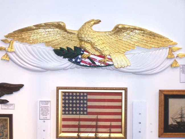 A Beautiful Hand Carved Eagle made by J.P. Uranker of Martha's Vineyard — image 2